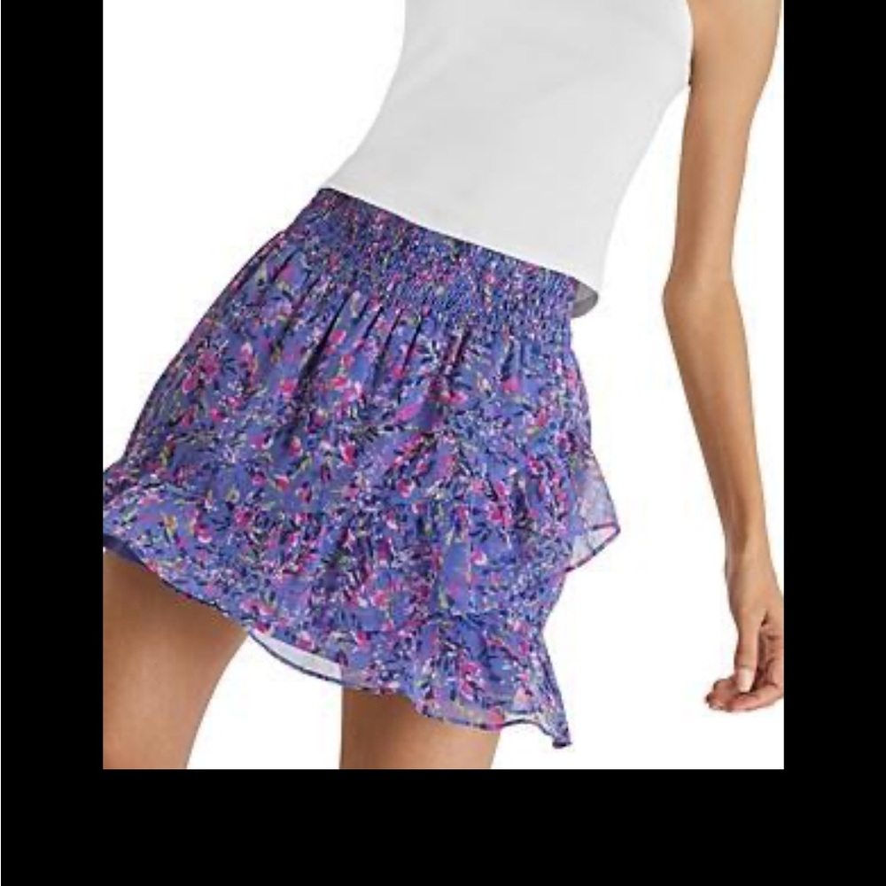 French Connection XS Blue Floral Skirt